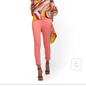 NWT NY&Co Jogger Pant - Coral